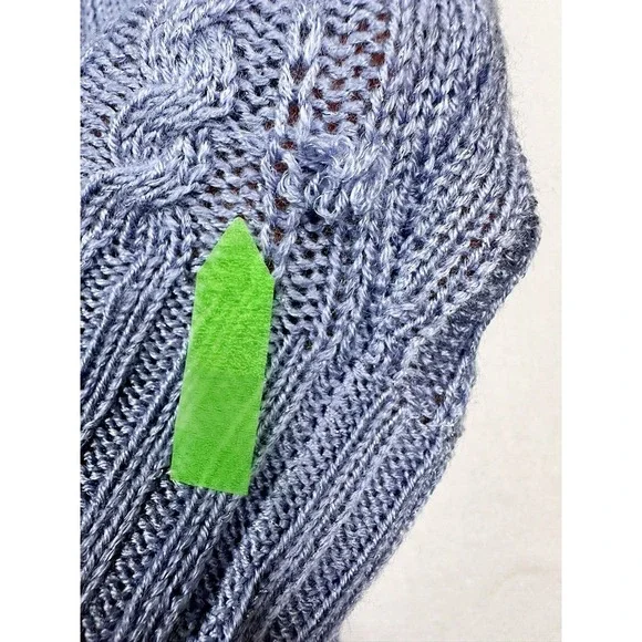 LANE BRYANT Sweater size 18/20 Womens Lilac Cable Knit 1095669 - Picture 9 of 9